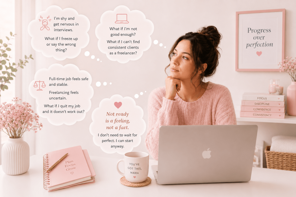 Introvert Mom Doubting Freelancing and Working From Home