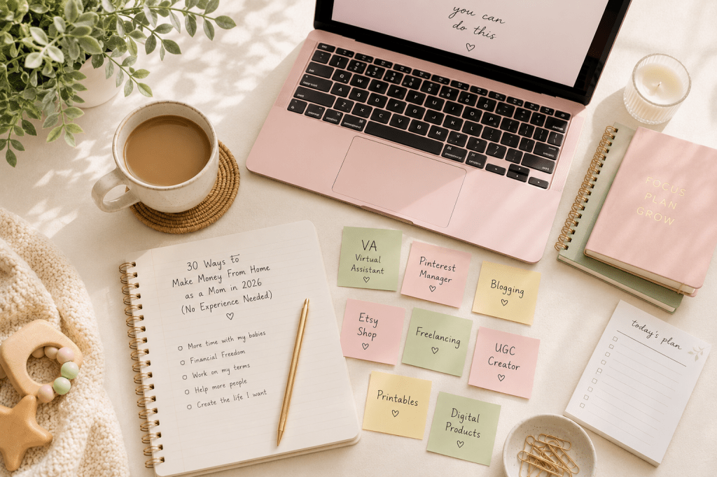 make money from home as a mom