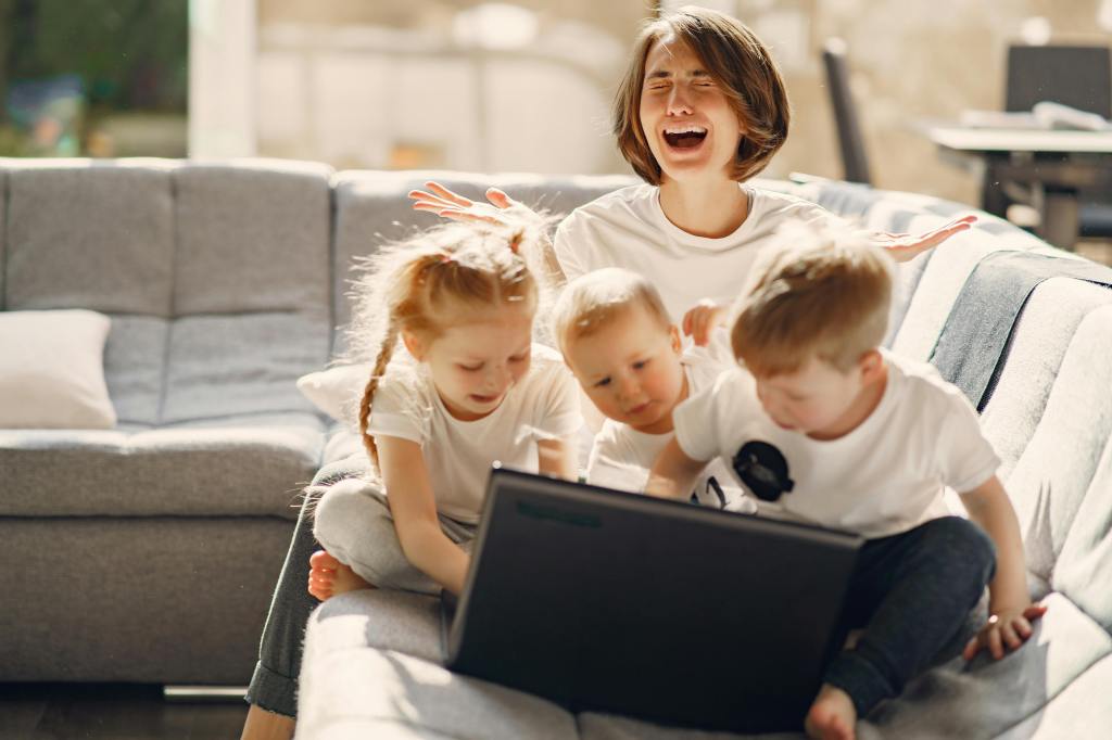 work from home mom reality